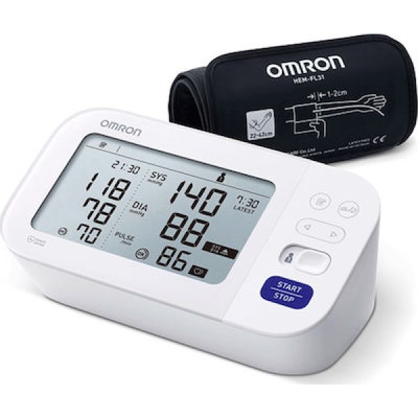 Omron M6 Comfort Ψηφιακό Πιεσόμετρο (HEM-7360-E) White